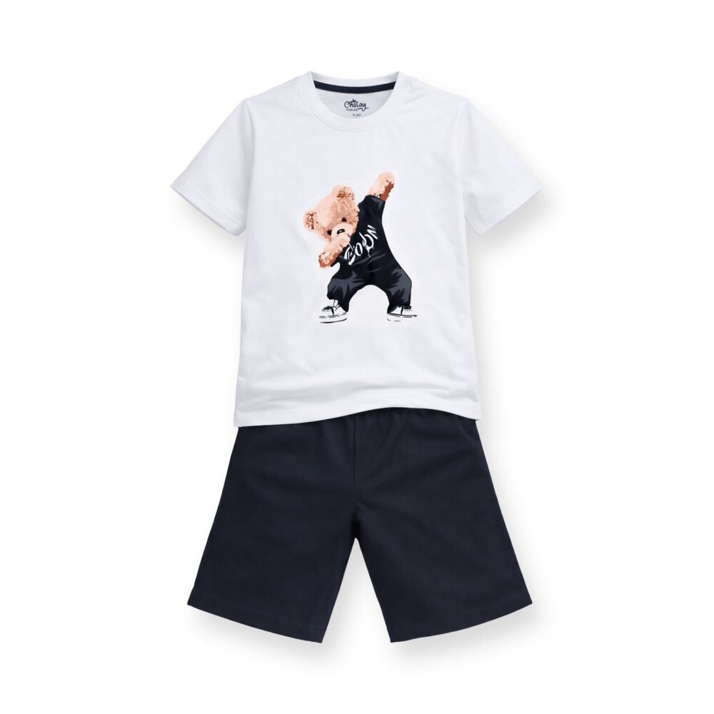 Cool Bear Dancing Summer Set (T-Shirt + Shorts)