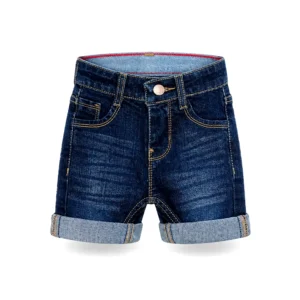 Dark Blue Boys Denim Shorts – Casual Summer Wear