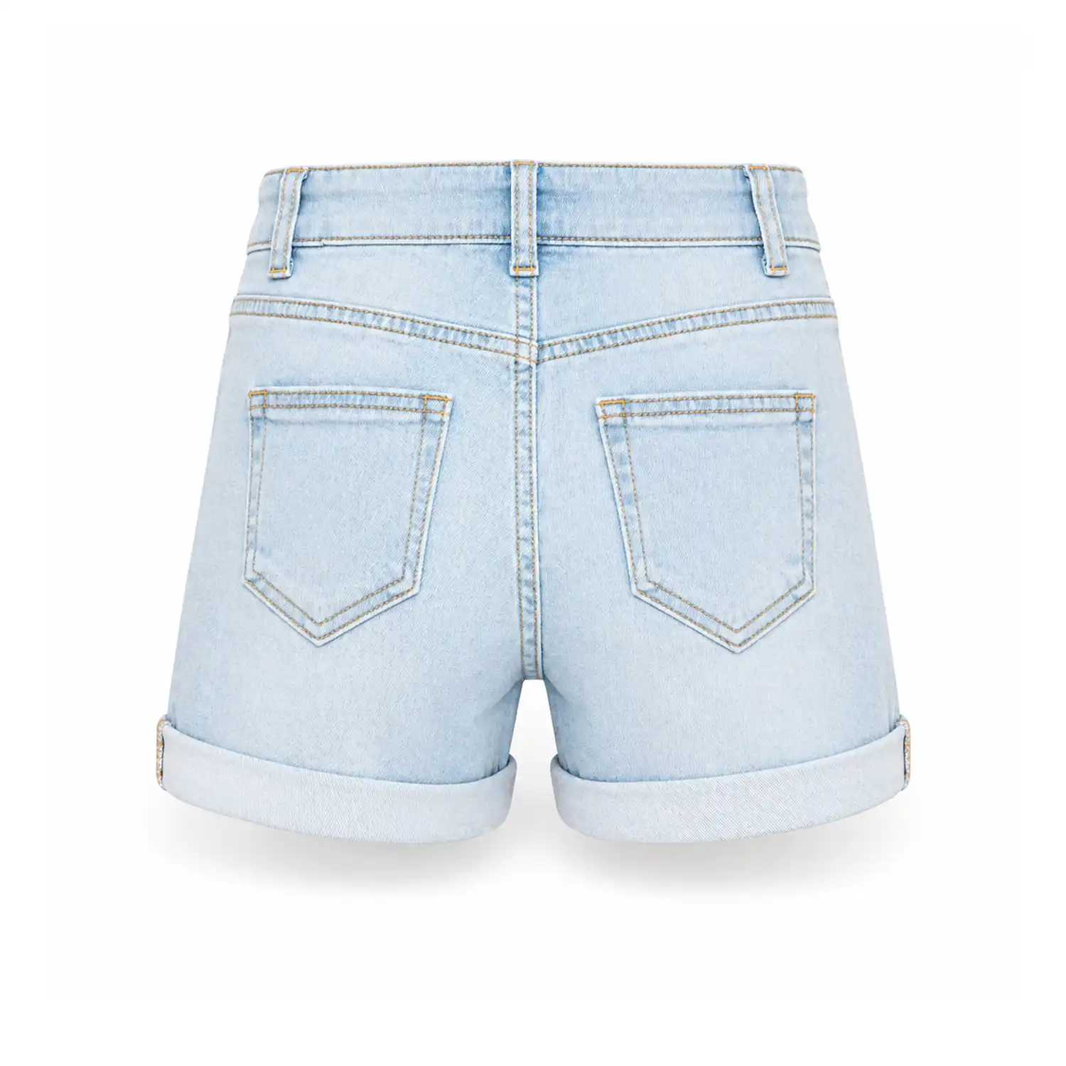 Sky Blue Boys Denim Shorts – Casual Summer Wear - Image 2