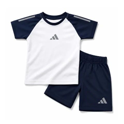 Adidas Blue & White Tracksuit Set