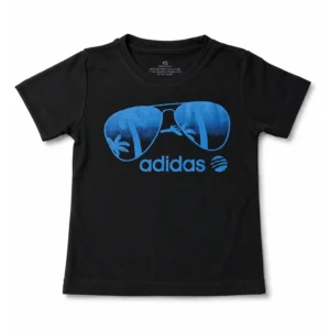 Adidas Black T-Shirt – Soft Cotton Casual Wear
