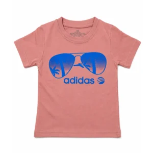 Adidas Dusty Pink T-Shirt – Soft Cotton Casual Wear