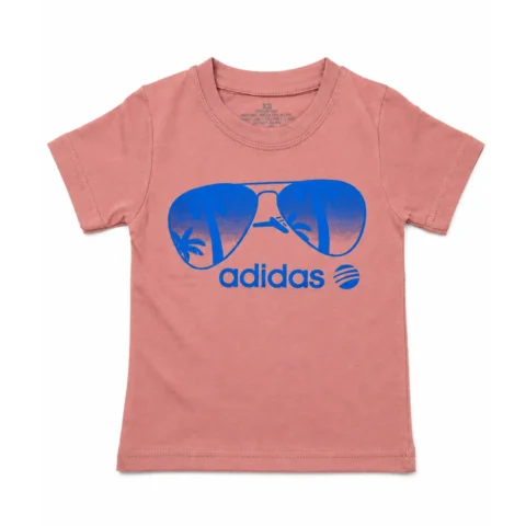 Adidas Dusty Pink T-Shirt – Soft Cotton Casual Wear