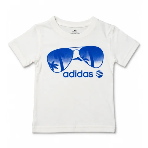 Adidas White T-Shirt – Soft Cotton Casual Wear