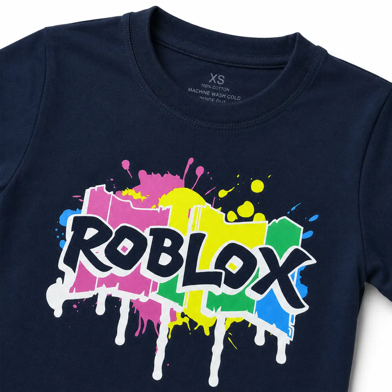 Roblox Navy Blue Graphic T-Shirt – Soft Cotton Casual Wear - Image 2