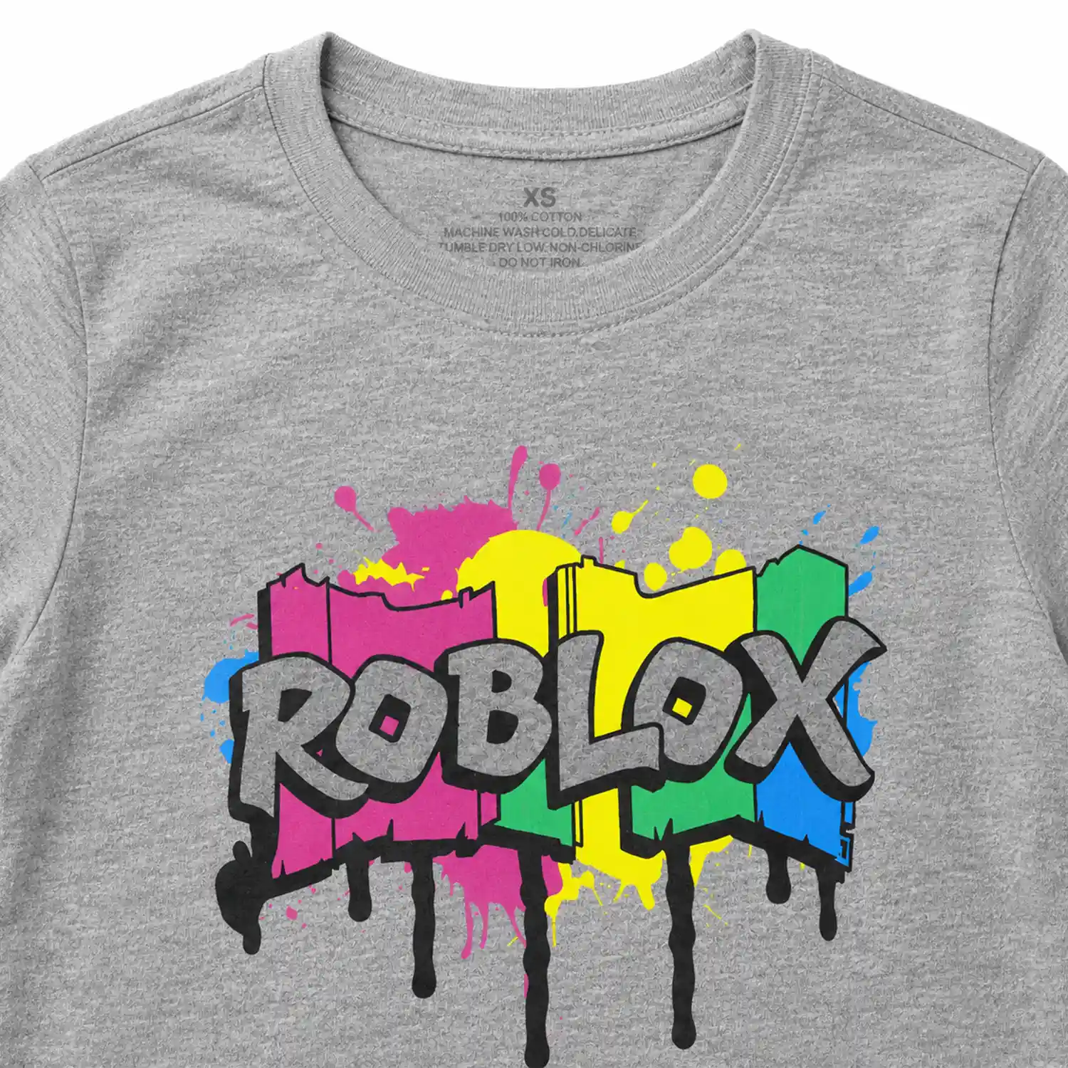 Roblox Grey Graphic T-Shirt – Soft Cotton Casual Wear - Image 2