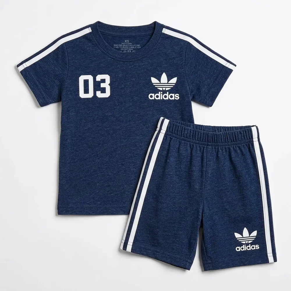 Adidas Dark Blue Tracksuit Set