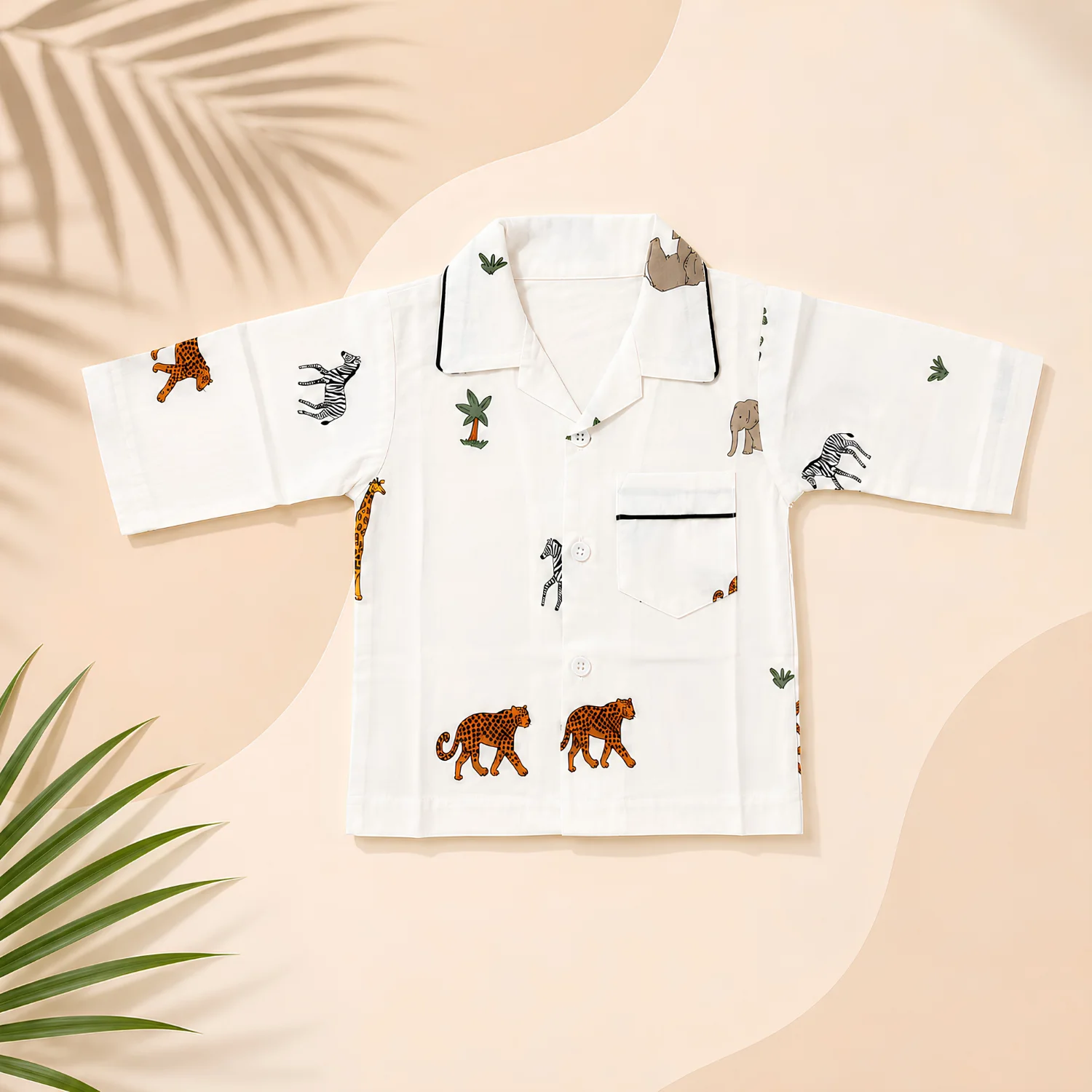 Boys Animal Pattern Night Suit - Image 2