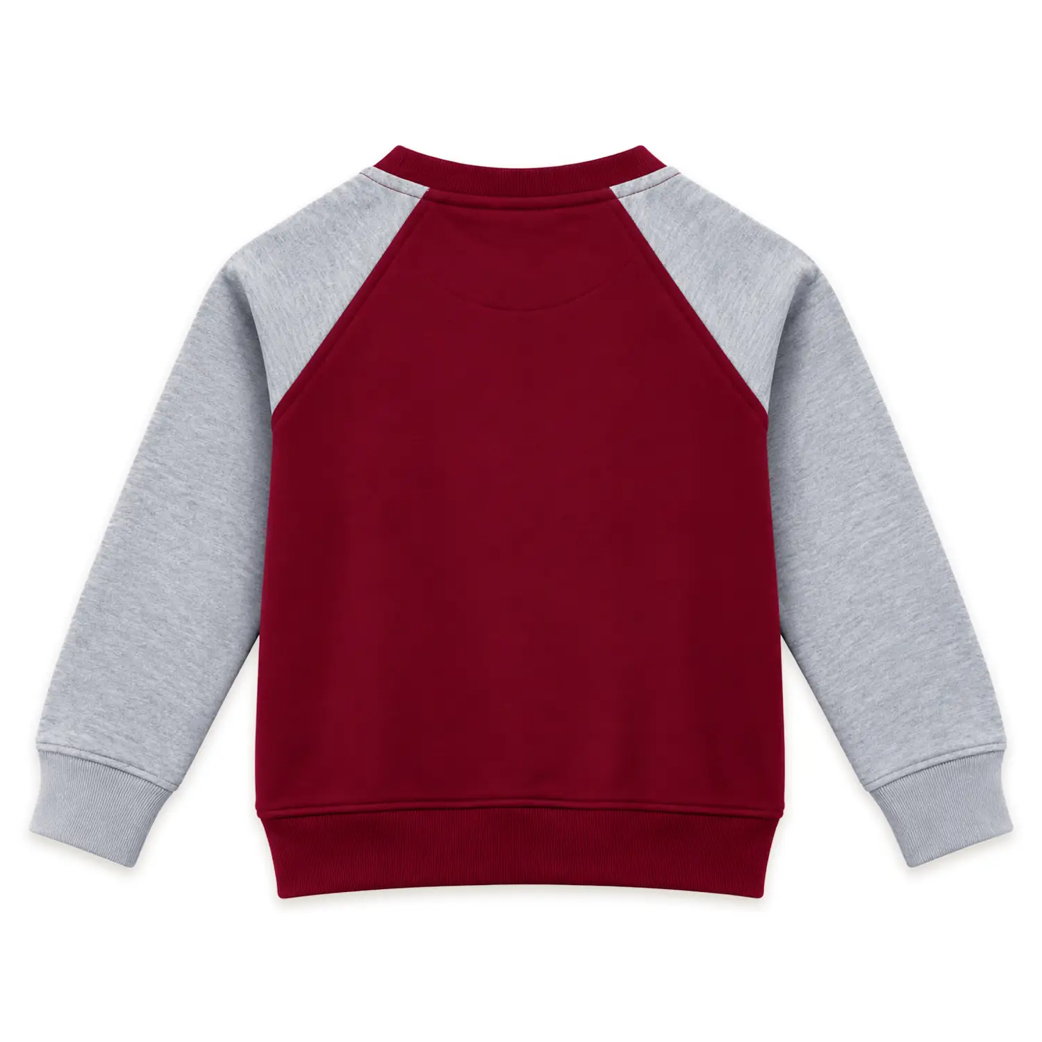 Boys Flash Maroon & Light Grey Sweatshirt - Image 2