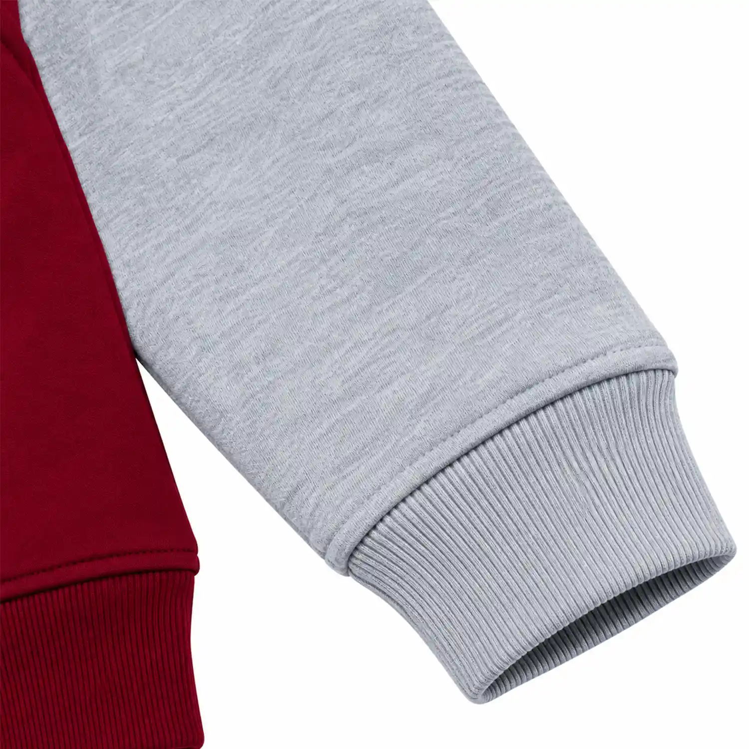 Boys Flash Maroon & Light Grey Sweatshirt - Image 5