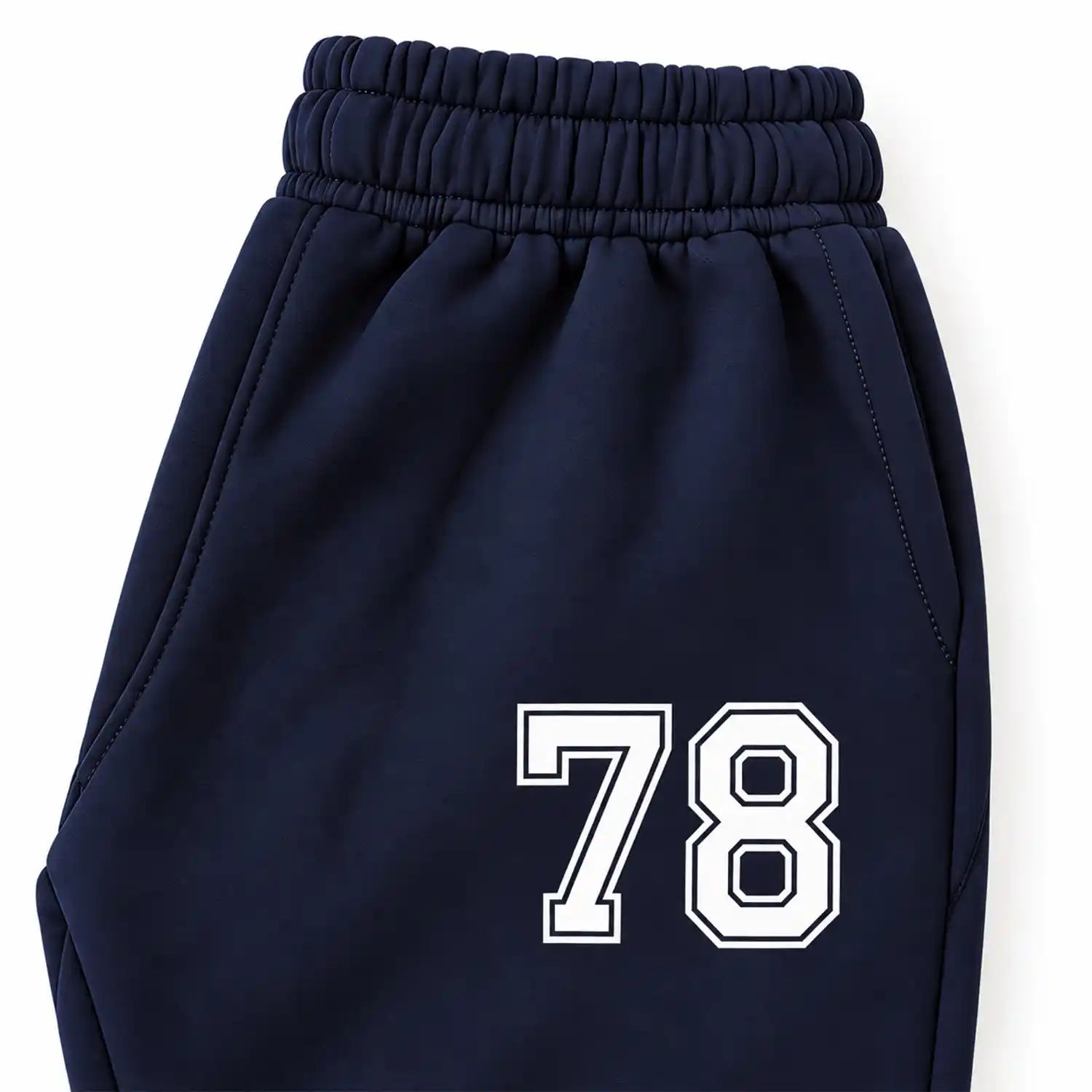 Navy Blue Boys Tracksuit Set with Brooklyn 78 Print - Image 4