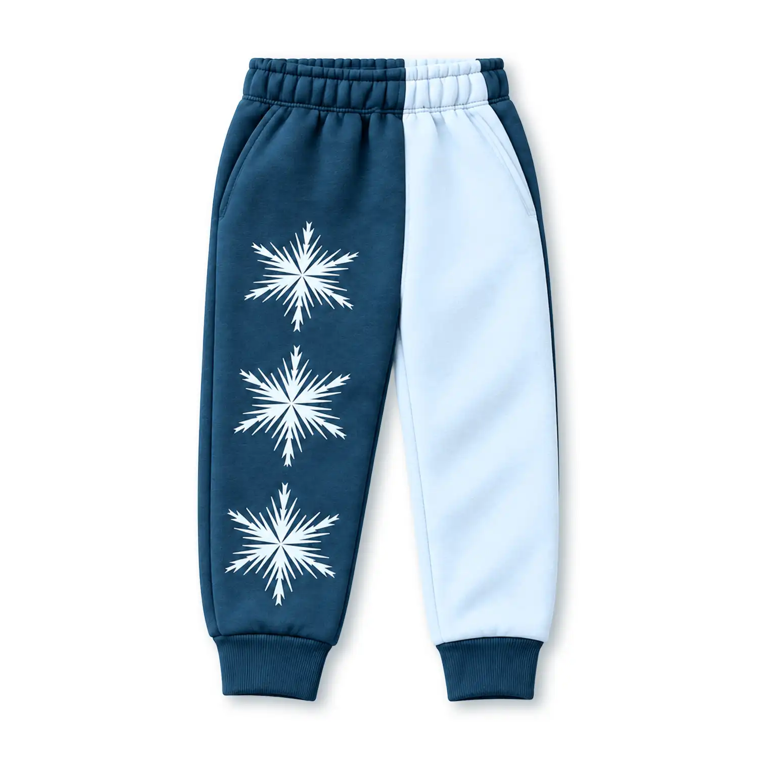 Girls Elsa Printed Winter Tracksuit Set – Sweatshirt & Trouser - Image 3