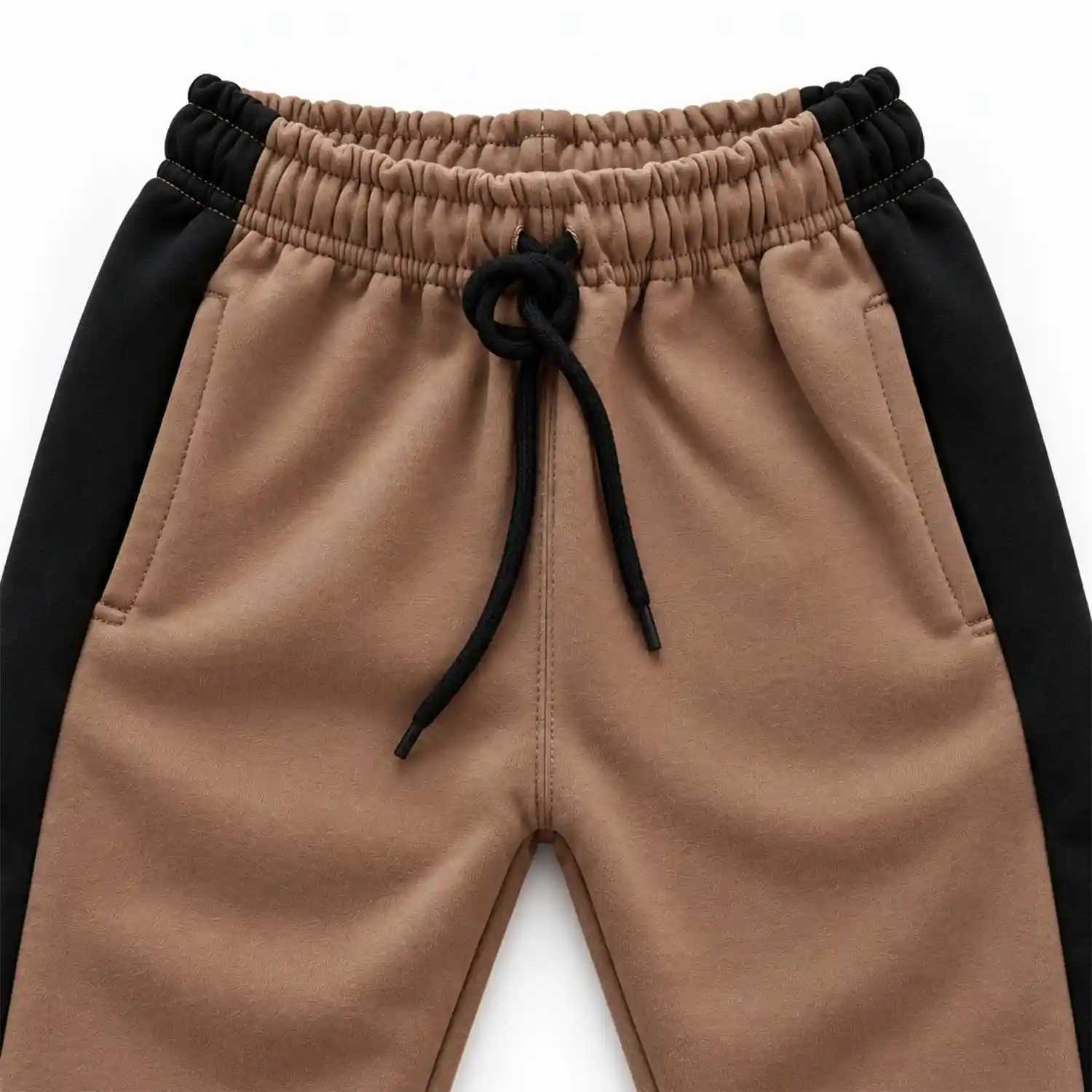 Boys Premium Hugo Boss Brown & Black Tracksuit Set - Image 5