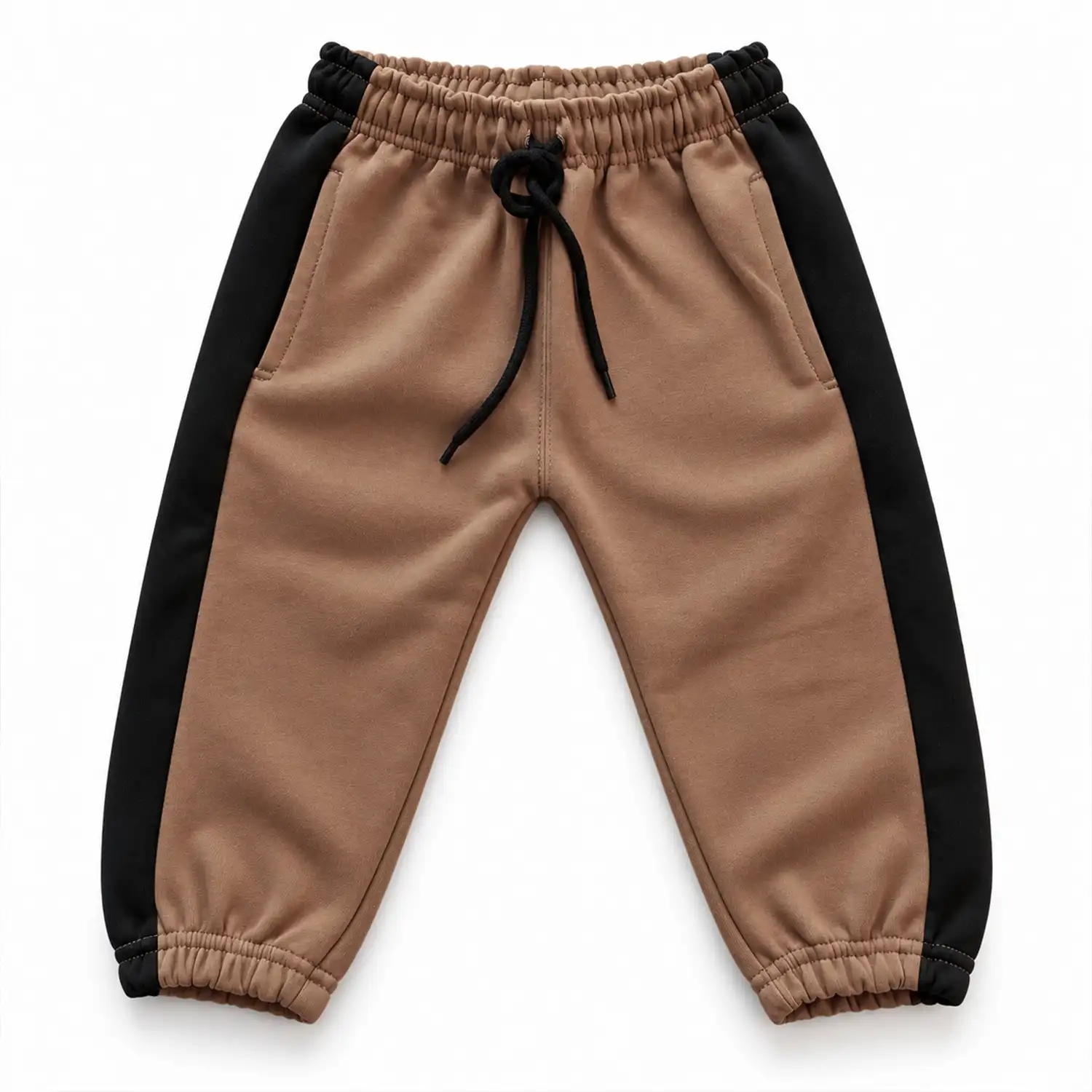 Boys Premium Hugo Boss Brown & Black Tracksuit Set - Image 4