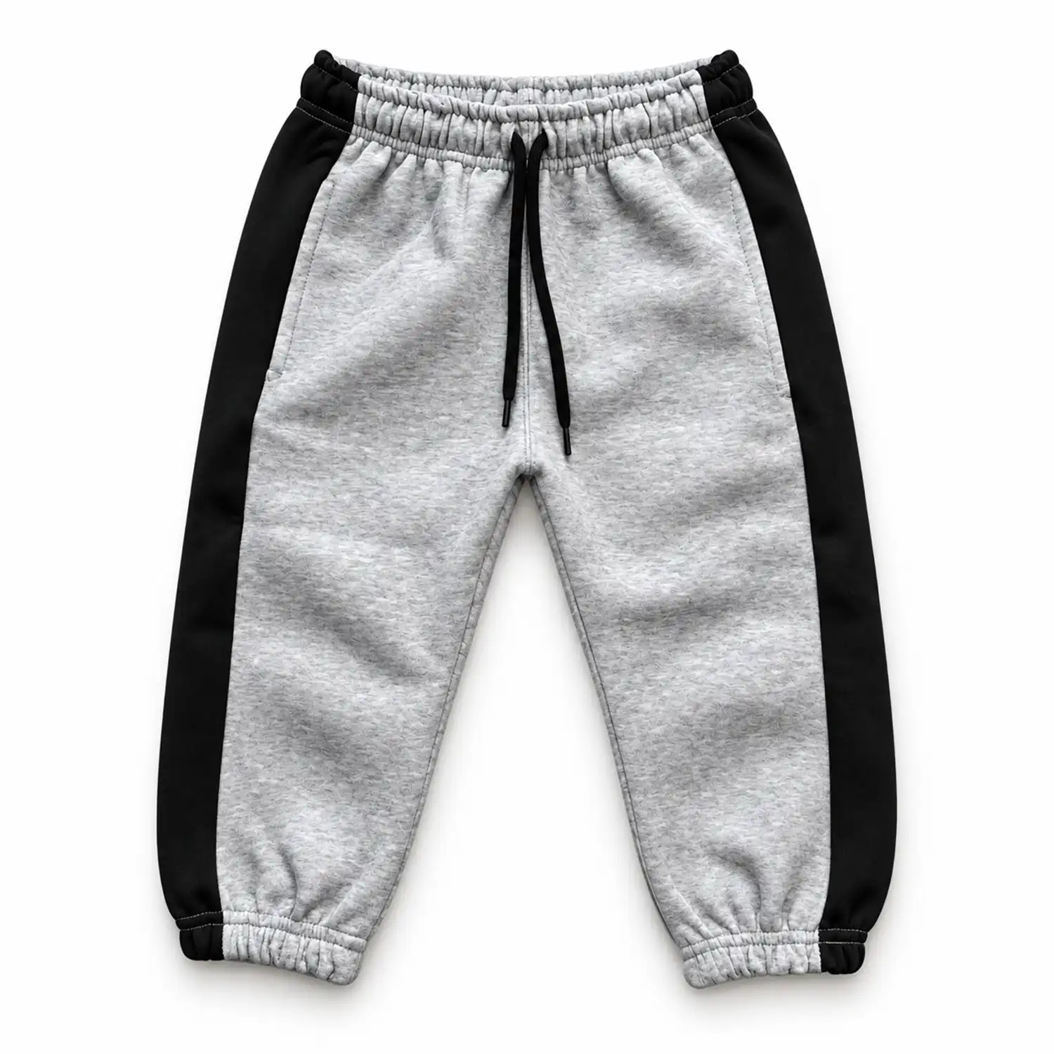 Boys Premium Hugo Boss Grey & Black Tracksuit Set - Image 5